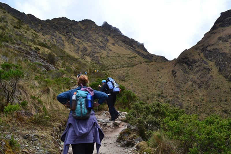 Dead Woman’s Pass on the Inca Trail during October weather.