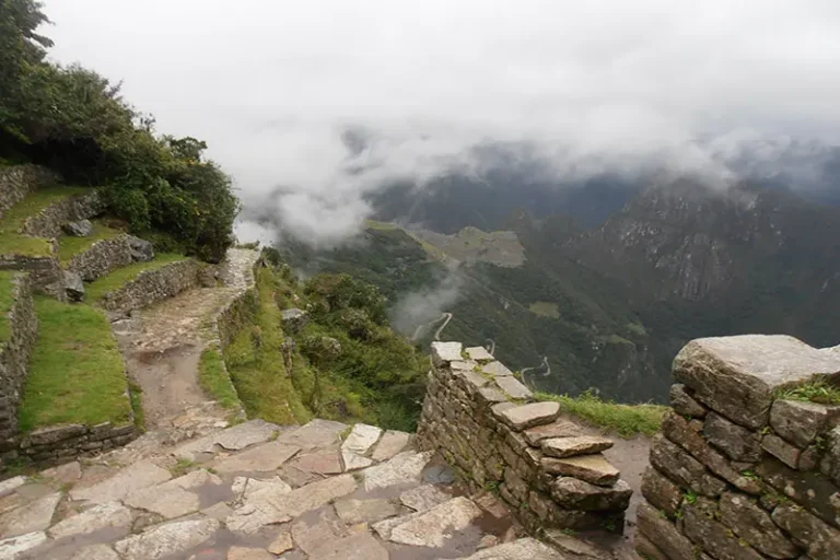 Inti Punku Sun Gate view of Machu Picchu Inca Trail 5 days