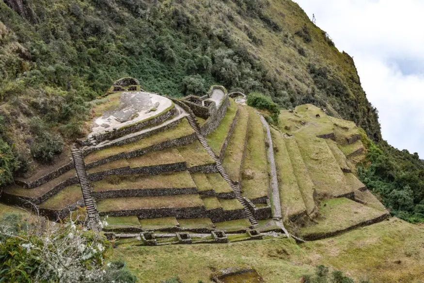 Phuyupatamarca ruins on the Inca Trail
