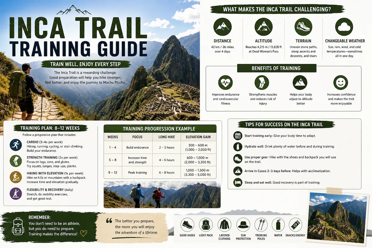 Training to hike the Inca Trail